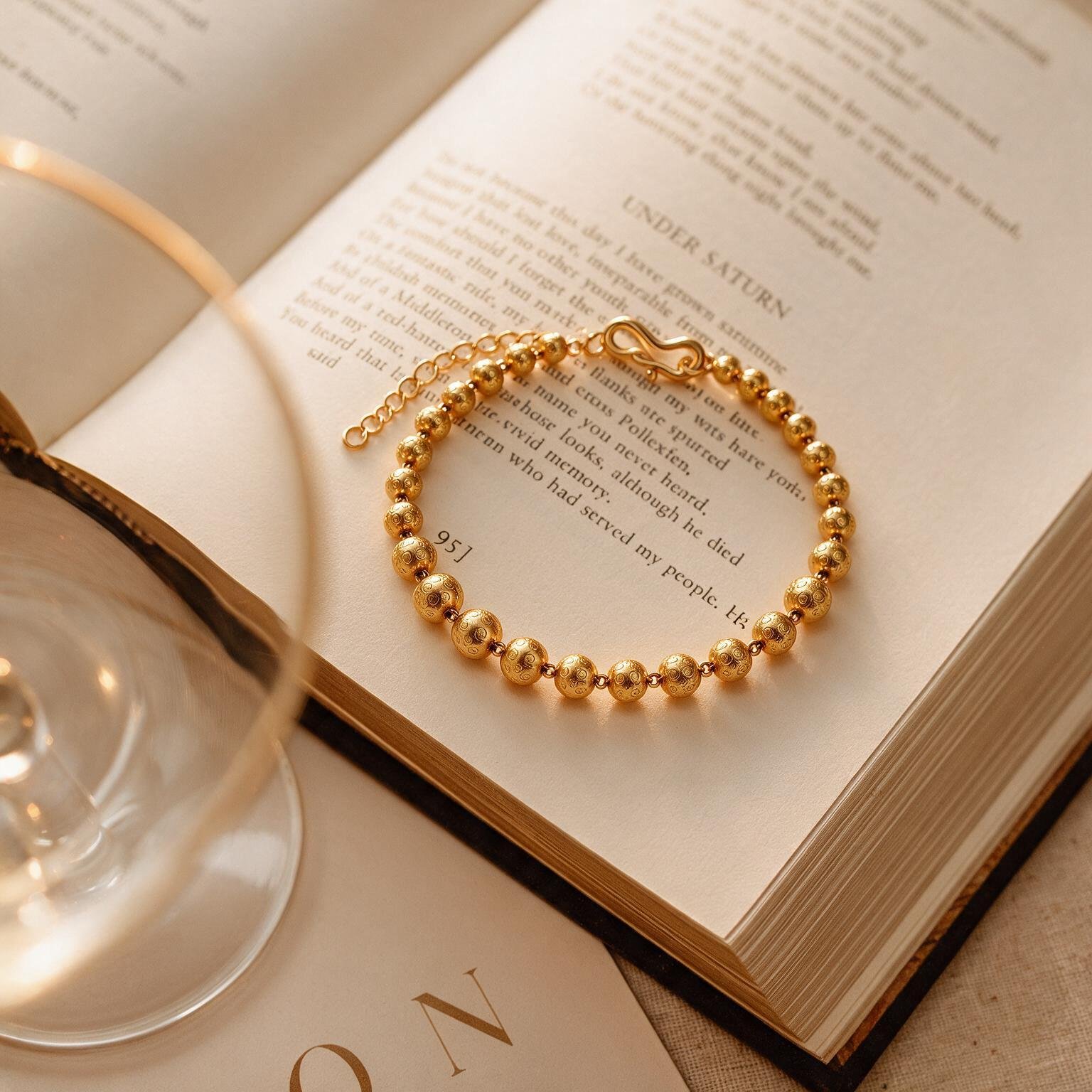 Sleek High-Finish Design for Women | SR Gold Wale
