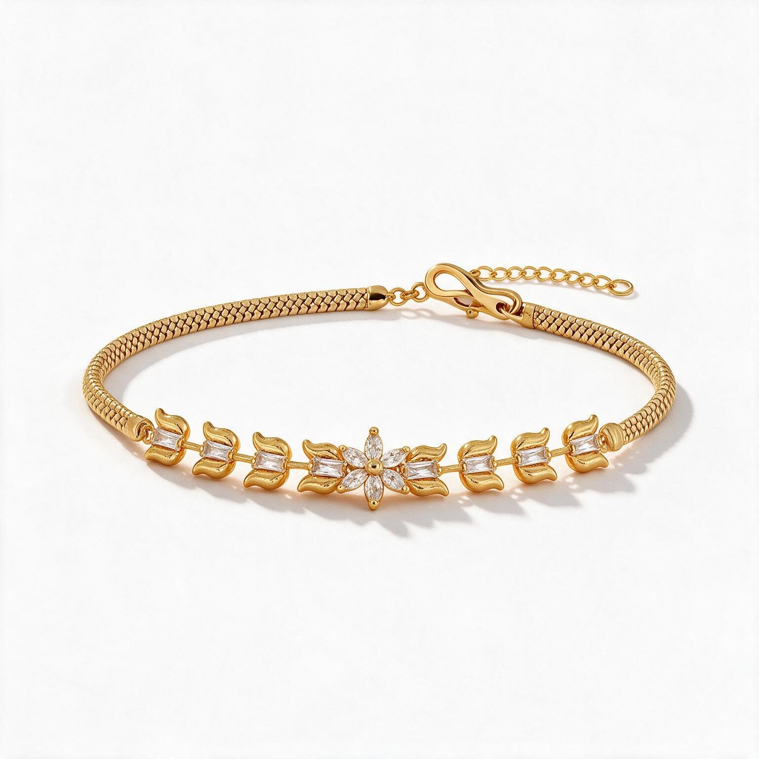 Gold Plated Bracelet for Women – Elegant Daily Wear | SR Gold Wale