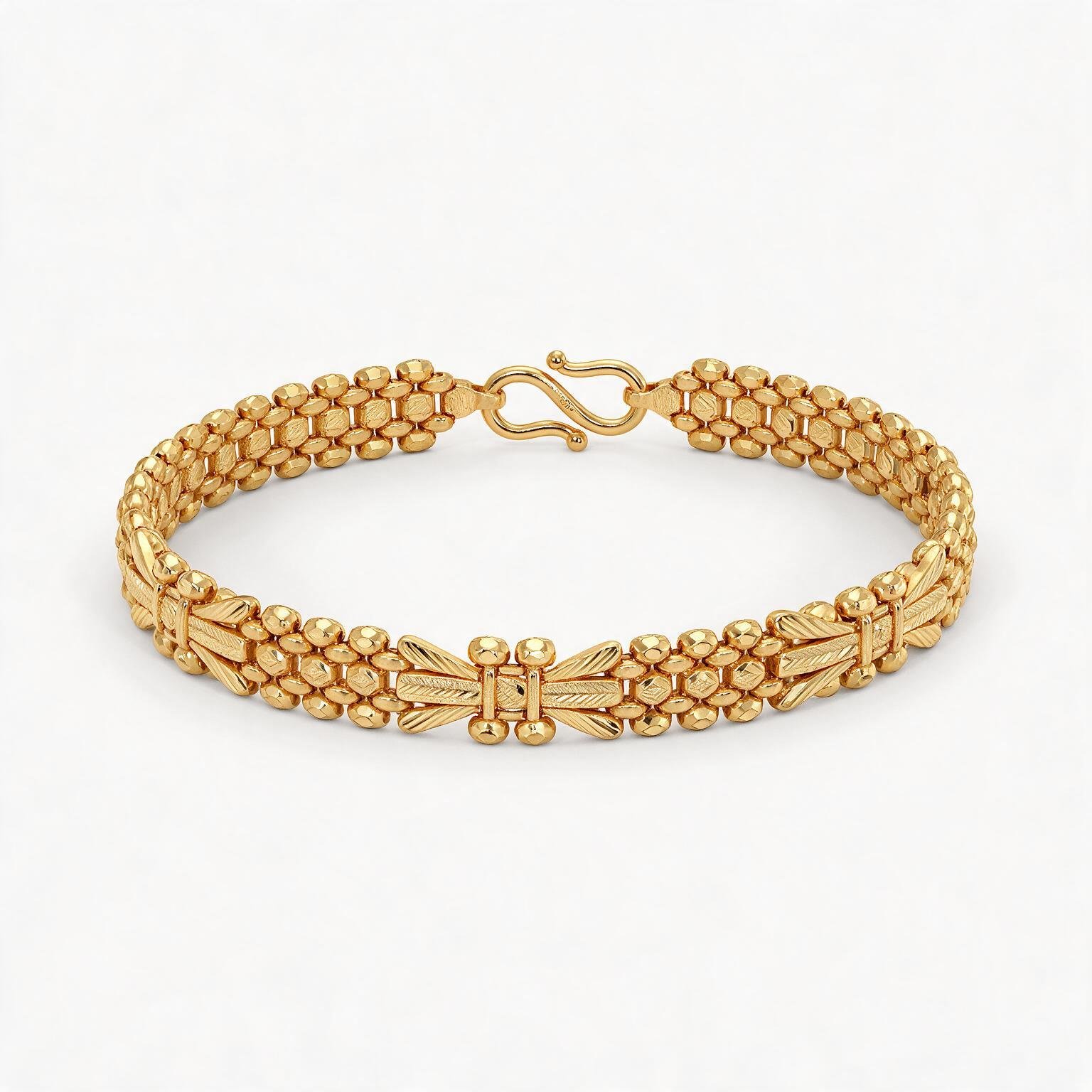 Men’s Kada Bracelet – Best Gold Bracelet for Men | SR Gold Wale