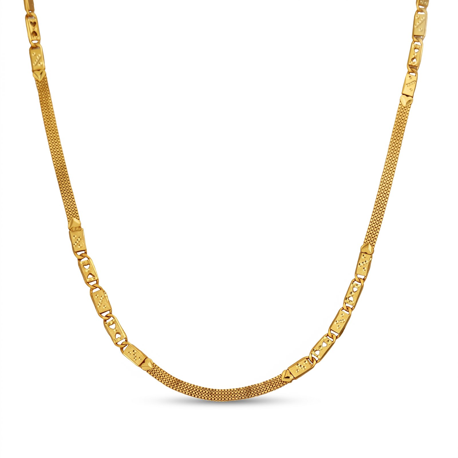 Devendra Diamond Mesh Chain-20"