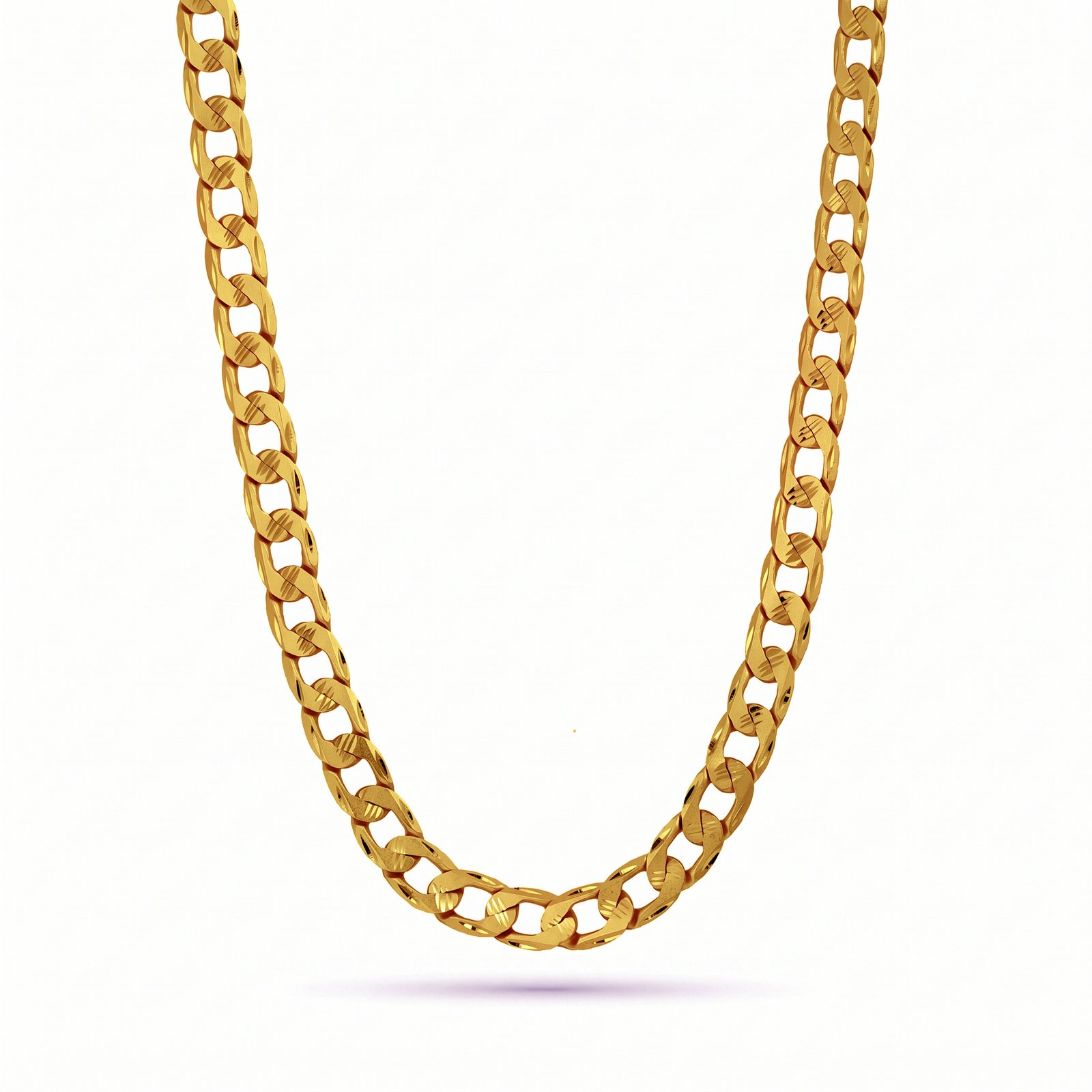 Kuber Diamond-Cut Curb Chain-20"